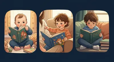 Journey of raising a reader from baby board books to chapter books