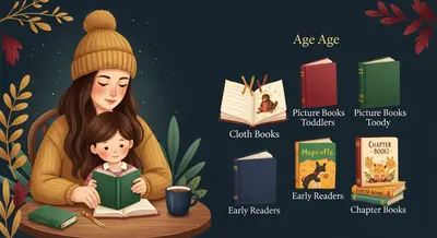 Age-appropriate book guide from cloth baby books to chapter books