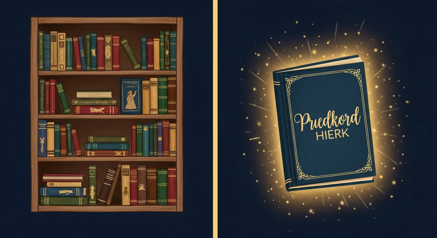 Comparison of traditional books versus a glowing personalized storybook